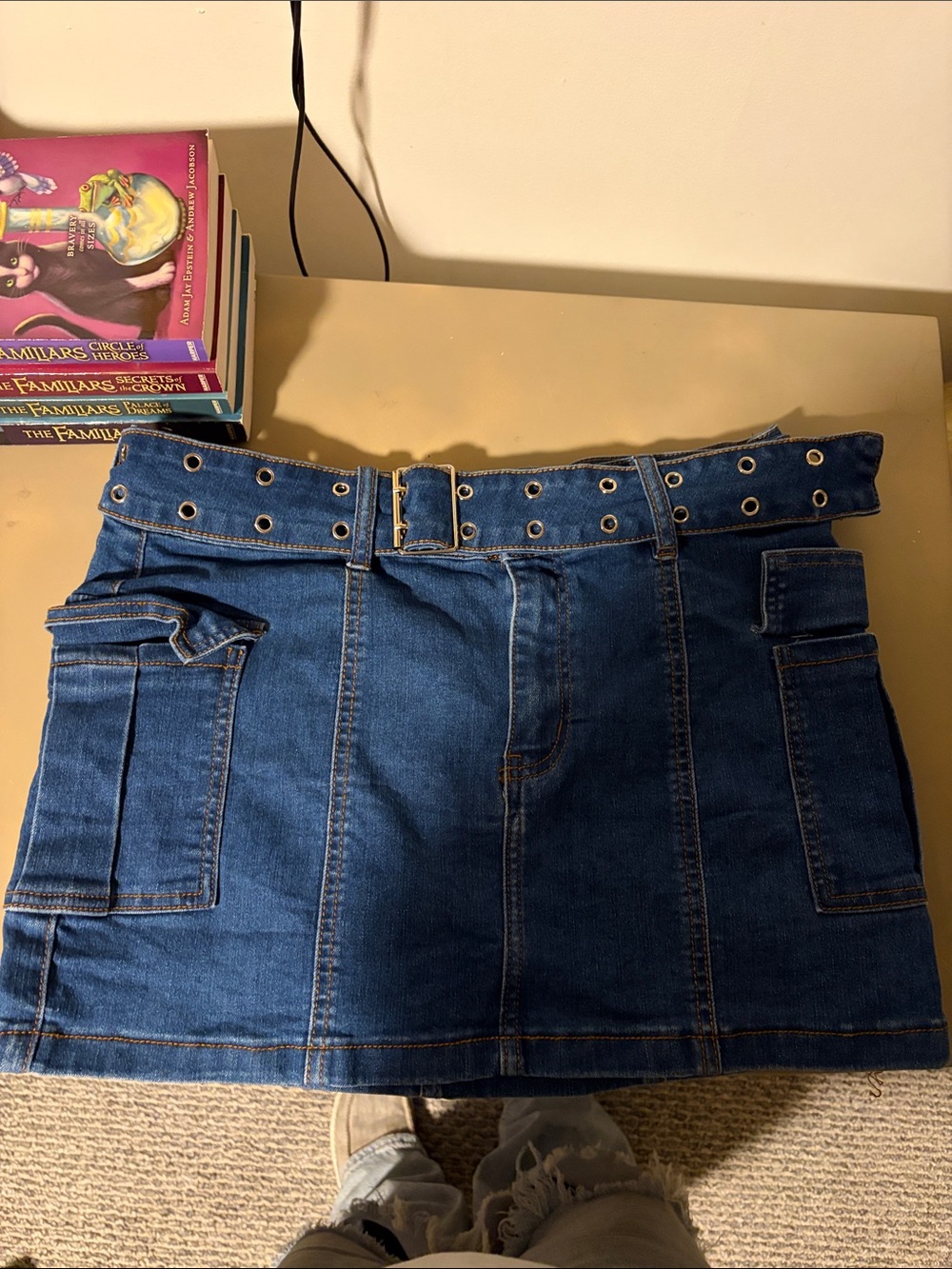 Blue Demin Skirt
